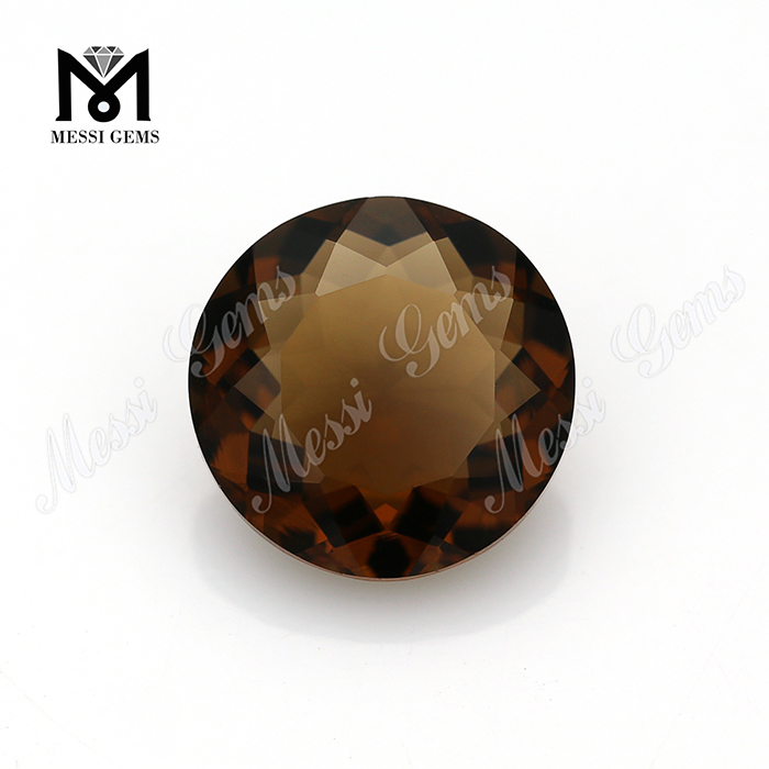 Magna magnitudine 12mm Cognac Vicus Faceted Glass per lapides