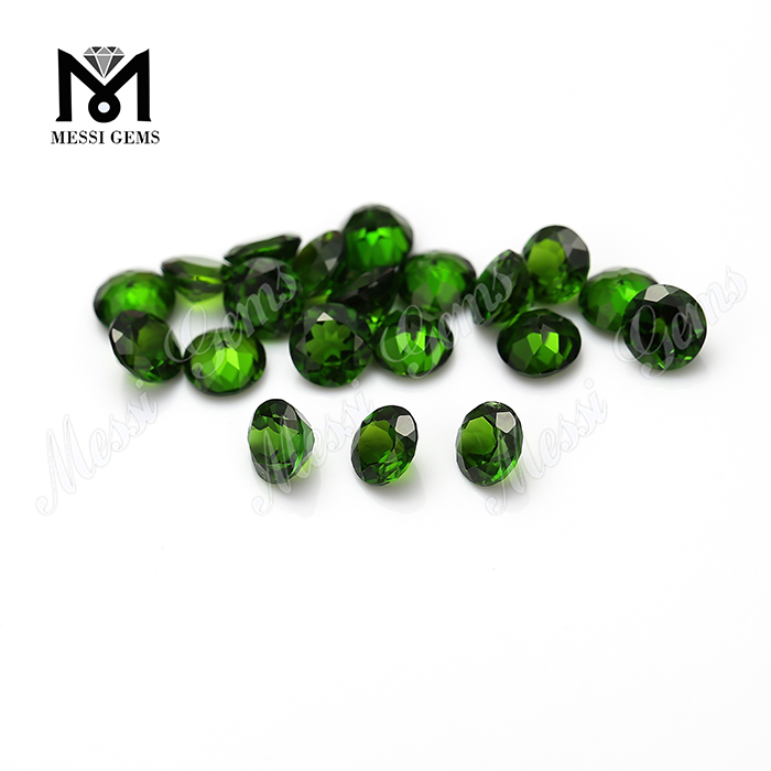 Factory High Quality 4.0mm Runde Loose Gemstone Natural Chrome Diopside Price