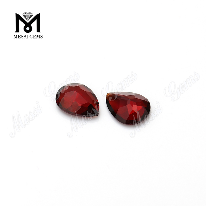 Pêra cortada vermelho Garnet pedras naturais pedras preciosas para venda