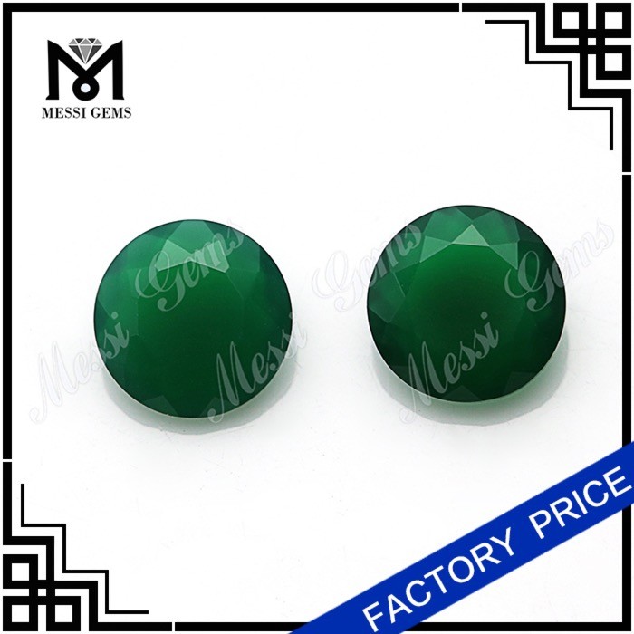8mm per Conscidisti Chinese Green Naturalis Agate Stone