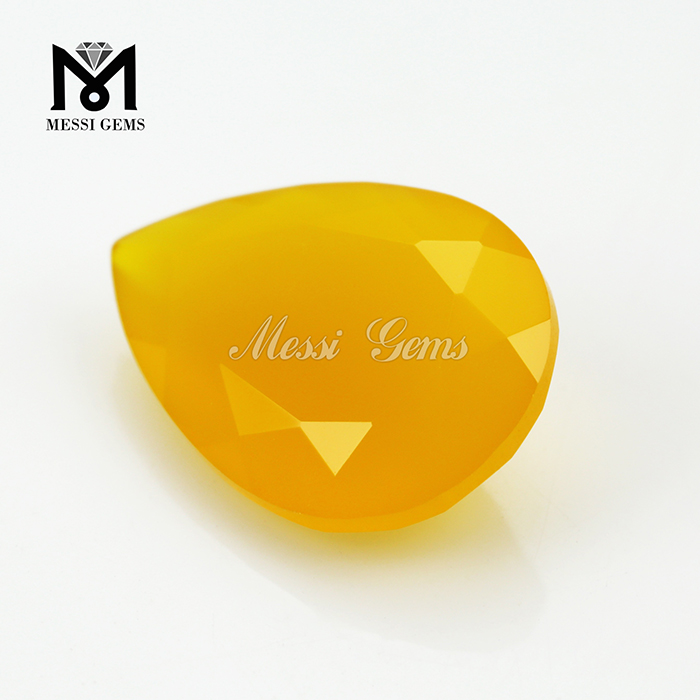 자연 마노 보석 느슨한 노란색 마노 돌 도매 가격
