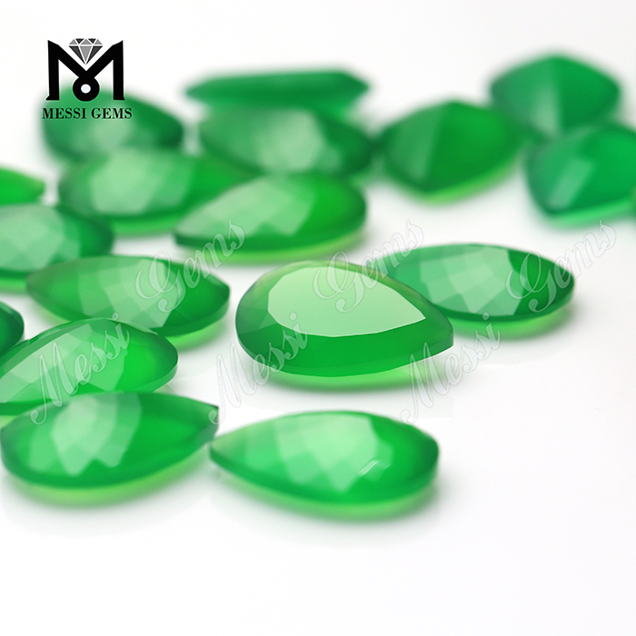 Perles de pierres précieuses à faible prix Bonne perles d'agate d'agate d'agate verte Agate
