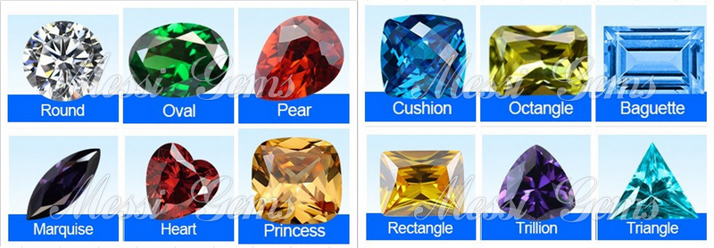 Cambio de color Super Light # 204 Messi Gems Nanosital Creó piedras preciosas