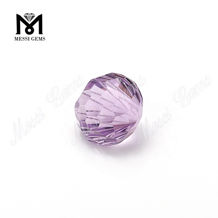 Wholesale Price Naturalis Amethyst 14mm Puto Forma Flos Conscidisti Amethyst solve gemstone