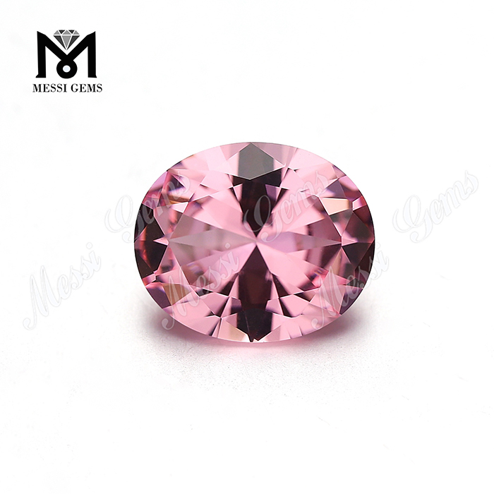 ロシアの色の変化楕円形の形10x12mm 28＃ピンクのナノシタル宝石