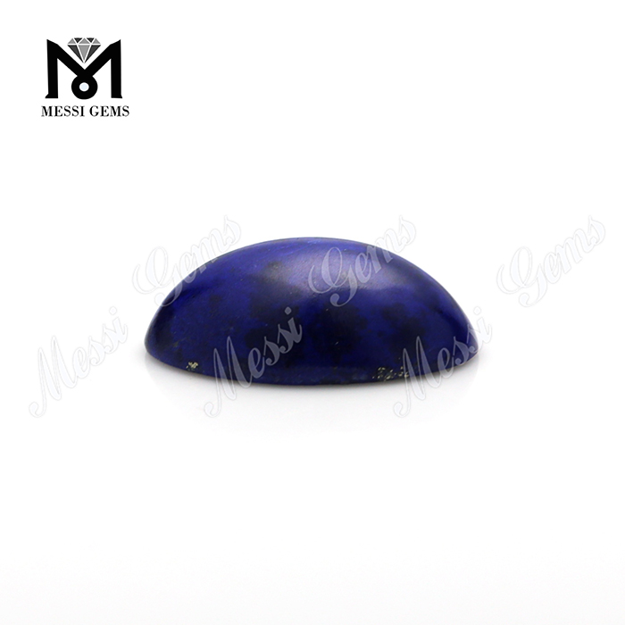 천연 Lapis Lazuli 타원형 플랫 컷 Lapis Lazuli 거친 돌