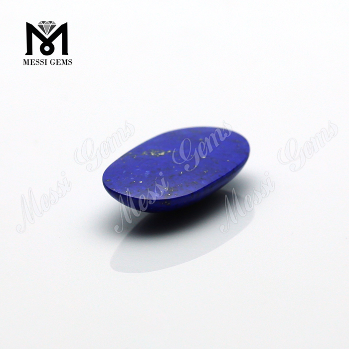느슨한 기계 컷 타원형 컷 블루 천연 lapis lazuli 돌