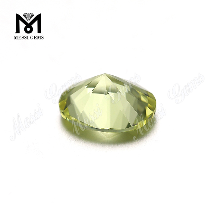 Piedra de cristal ovalado de color ovalado de 10 * 12 mm.