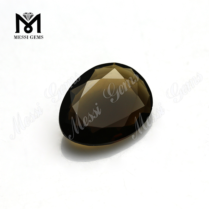 Amber Glass Stone Billige Pris Farve Glas Gemstone Dekoration