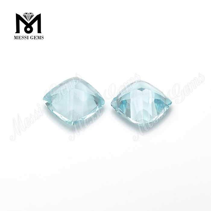 China Almofada Corte Aquamarine Gemstone Pedras preciosas