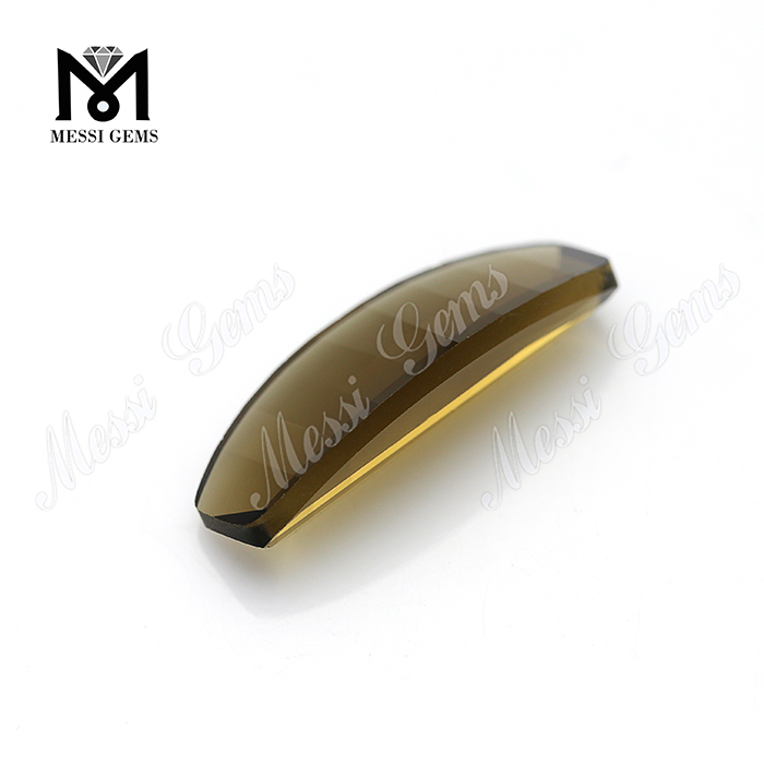 Factory Price Quartz Fancy Cut Amber Glass Stone
