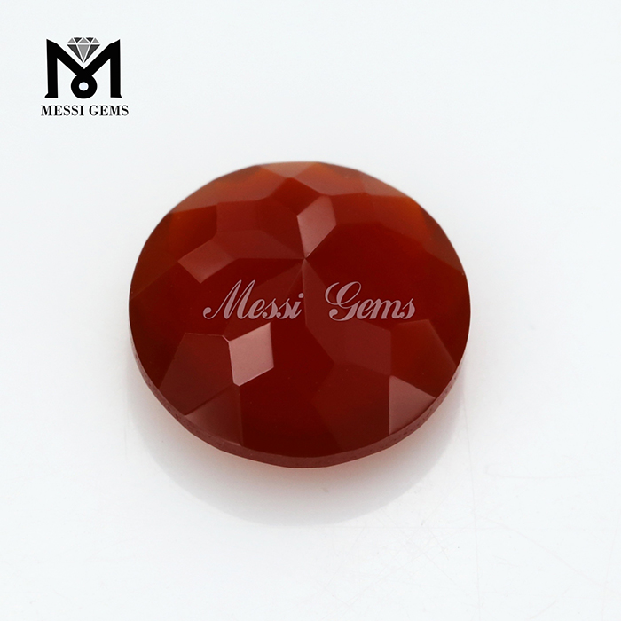 느슨한 마노 돌 자연 보석 마노 8mm 붉은 마노
