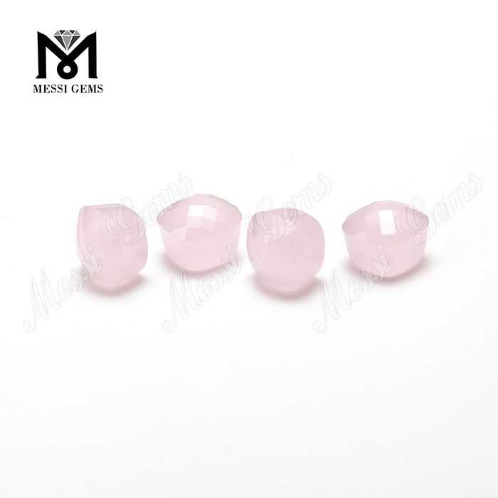 Fabrikpreis Pilzform Rosa Farbe Glas Stein
