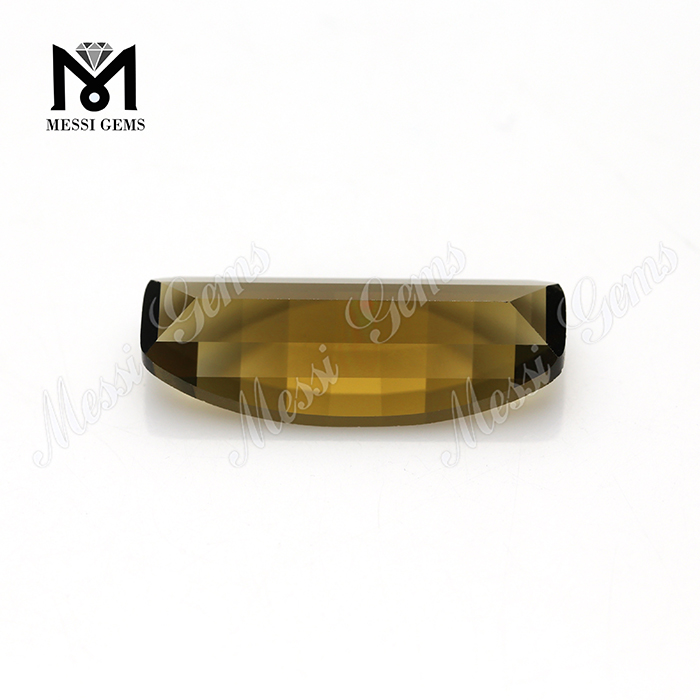 Factory Price Quartz Fancy Cut Amber Glass Stone