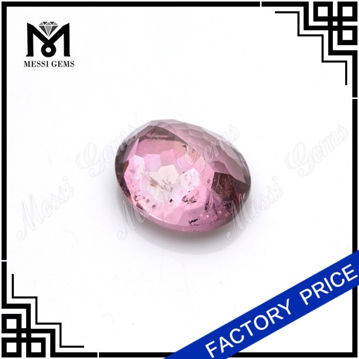 緩い楕円形のピンクの貴重なオリビン宝石自然のオリビンストーン
