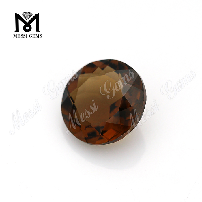 Gran tamaño 12 mm Cognac Cuarzo Cuarzo de vidrio ronda piedras redondas