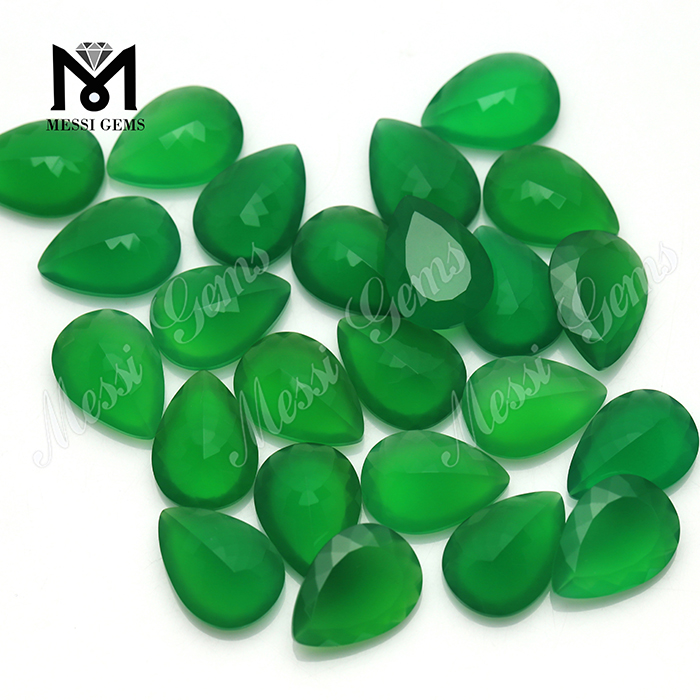 Granos de piedras preciosas de bajo precio Buena ágata de pulido de cuentas ágata verde