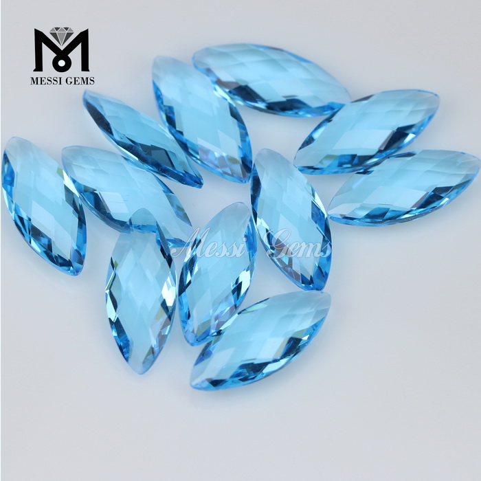 Pedras de vidro de alta qualidade Marquise Gems para jóias