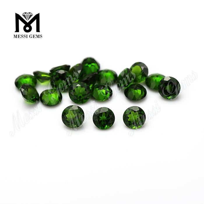 Factory High Quality 4.0mm Runde Loose Gemstone Natural Chrome Diopside Price