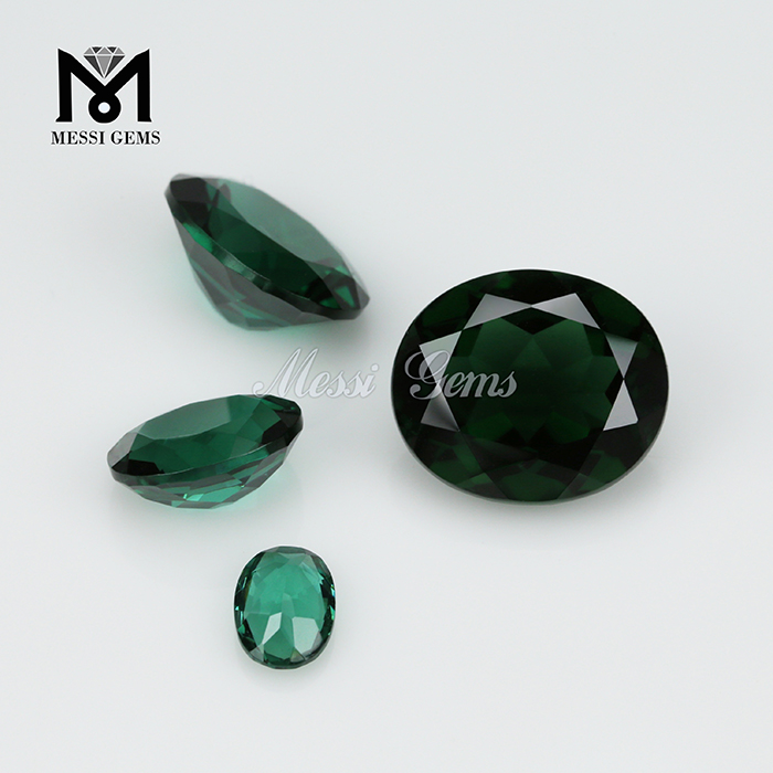 Gemstone delle pietre preziose di grandi dimensioni Forma ovale 12 x 14 Pietra in vetro Nanosital