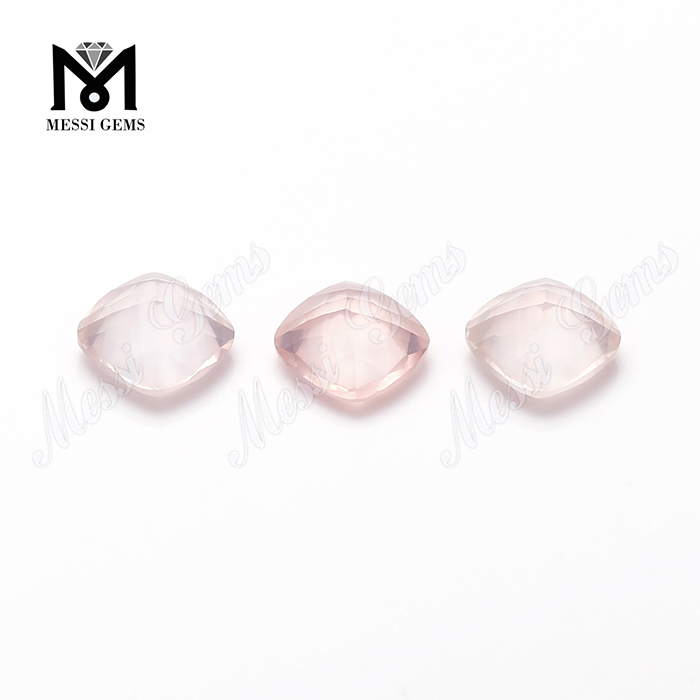 Высококачественные свободные натуральные розовые кварцевые кристалл свободные драгоценные камни