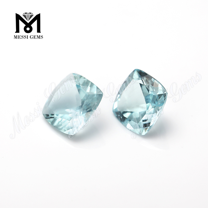 China Almofada Corte Aquamarine Gemstone Pedras preciosas