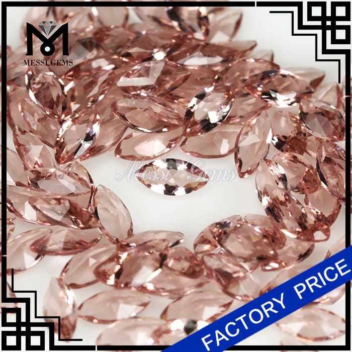Morganite marquise gemmes pierre cristal verre pierre