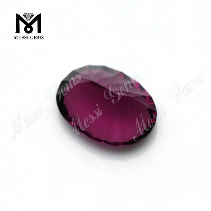 Ovalis Millenium Conscidisti Amethyst Glass Stone for jewelry