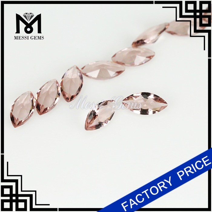 Morganite marquise gemmes pierre cristal verre pierre