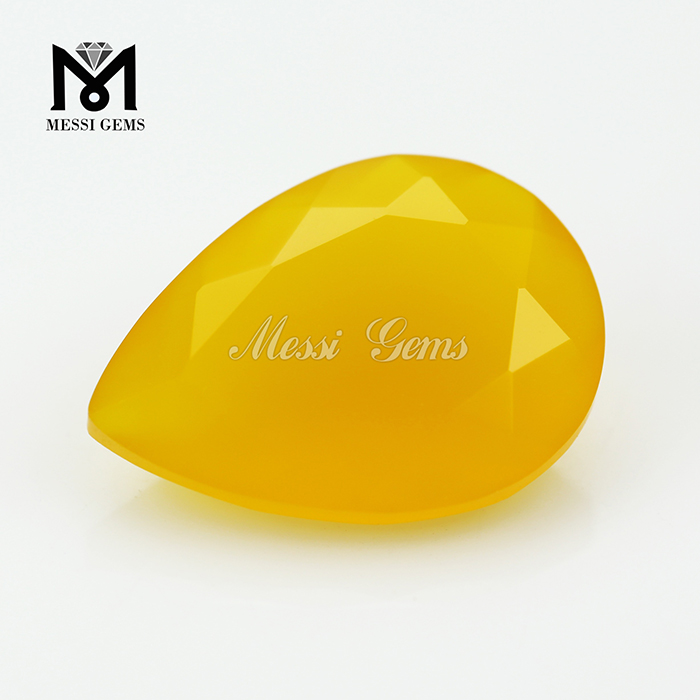 자연 마노 보석 느슨한 노란색 마노 돌 도매 가격