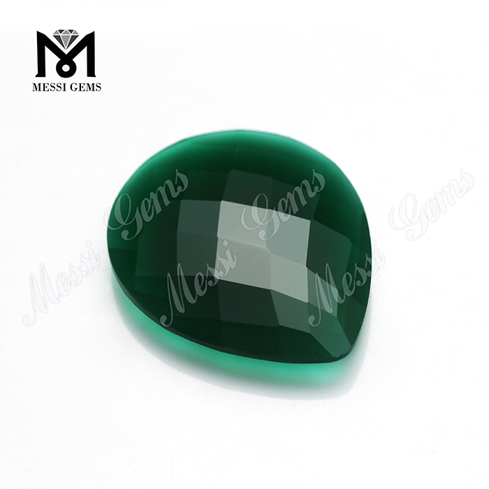 Pietre preziose naturali del materiale della giada malese in giada verde