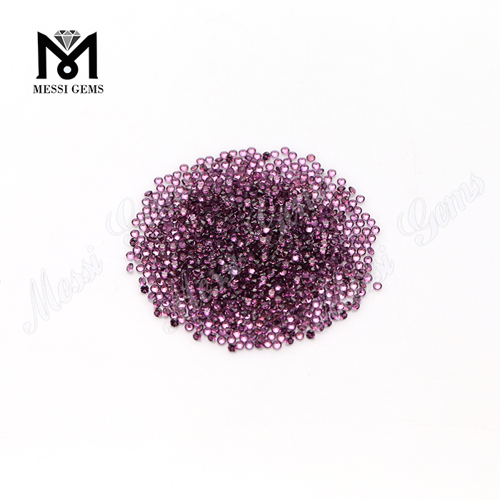 1,75mm Small Size Natural Purple Garnet Stone Natural Garnet