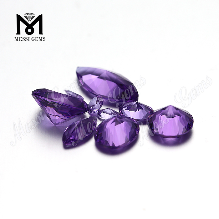 Taglio ovale nanosital cintura della pietra preziosa # 2299 Purple Nano Stone