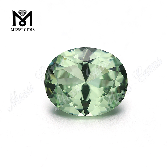 # A2248 Verde forma oval cor alteração nanosital sintético sital pedra preciosa