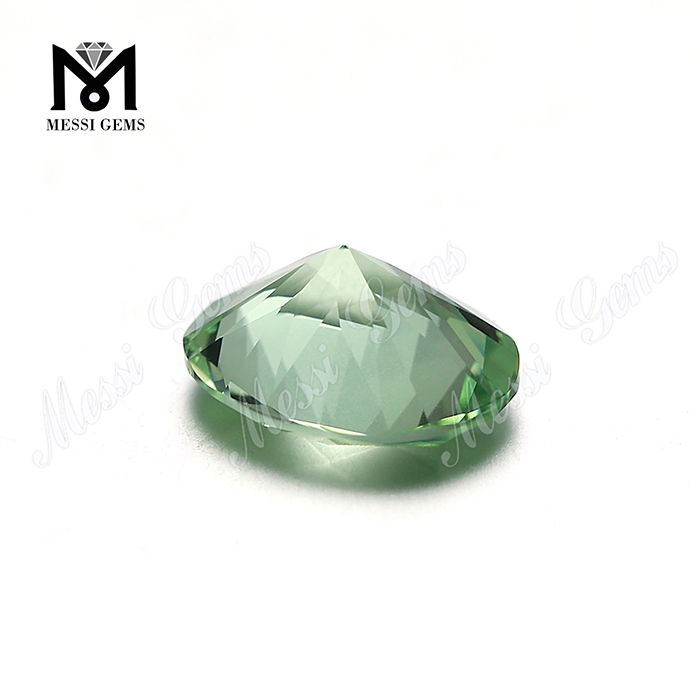 # A2248 grøn oval form farve skift nanosital syntetisk sital ædelsten