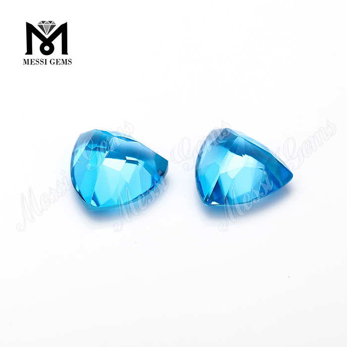 工場価格青いクリスタル最高品質の兆型形の天然青いTopaz Gemstone